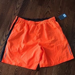 MEN'S TEK GEAR SPORT SHORTS ORANGE Sz XL